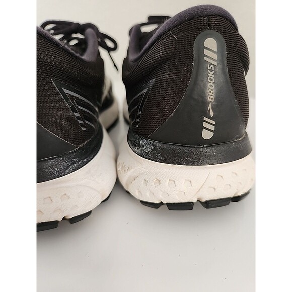Brooks Ghost 13 Black White Womens Size 10 Running Shoes Lots Of Wear SEE - Picture 5 of 13